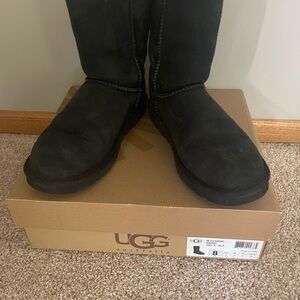 UGG Black Suede Boots